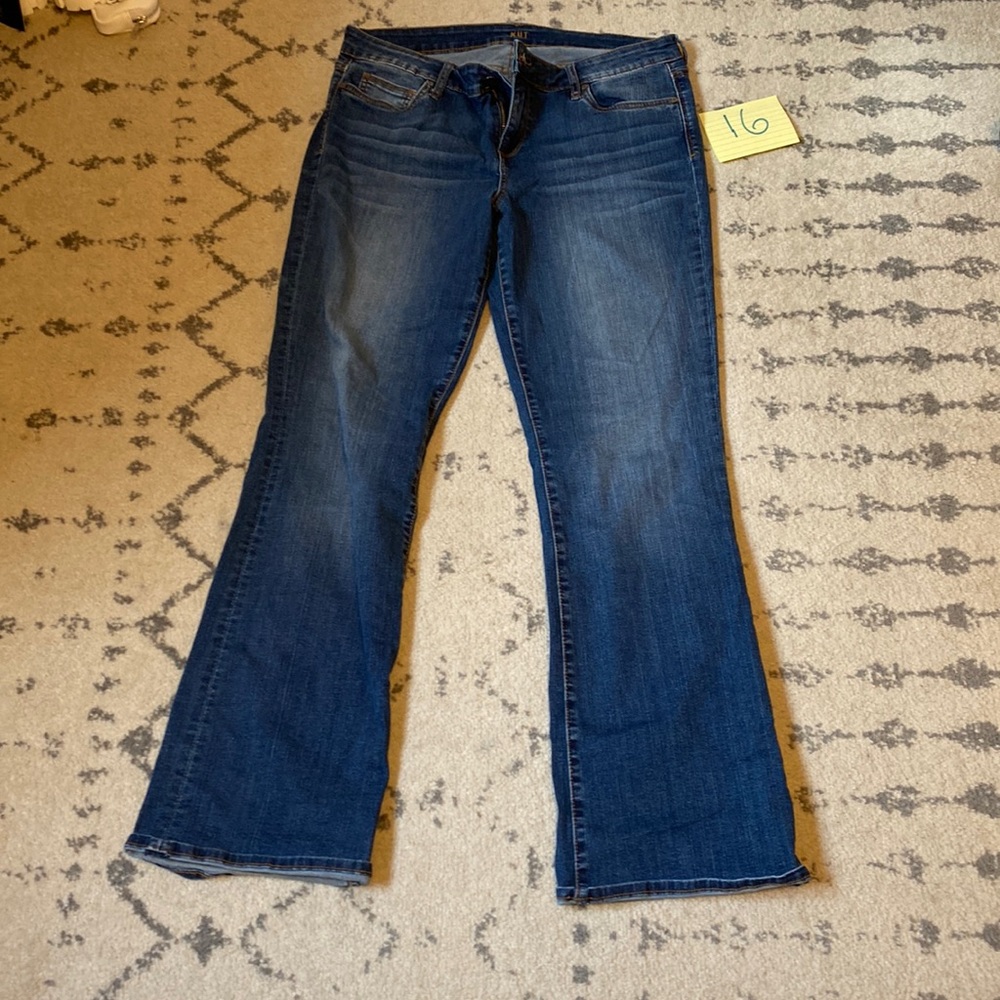 KUT from the Kloth Baby Bootcut (size 14S) Medium Wash